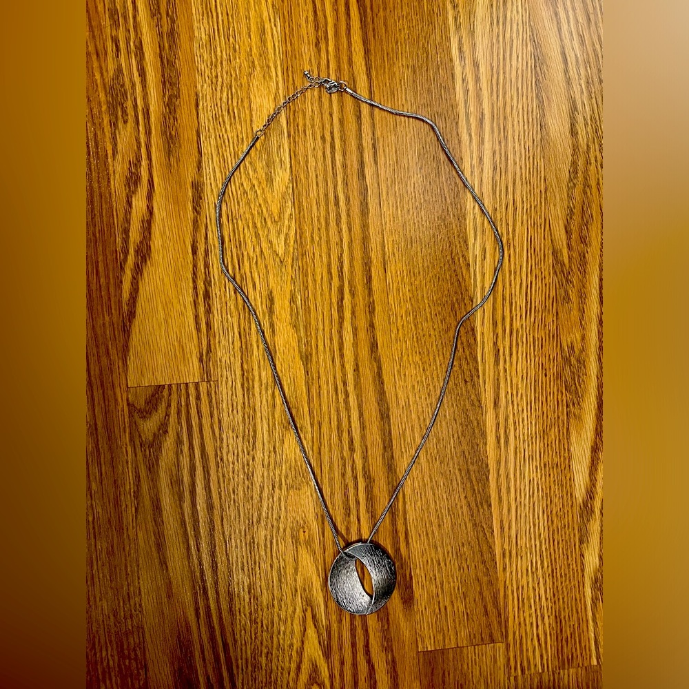 Long silver necklace from Lia Sofia EUC